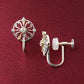 [Debut] 5K / 925 Sterling Silver Moissanite Clip-On Earrings [Showtime] - Product Image