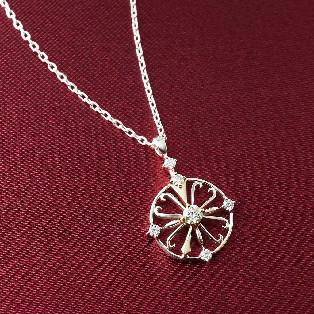 [Debut] 5K / 925 Sterling Silver Moissanite Necklace [Showtime] - Product Image