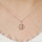 [Debut] 5K / 925 Sterling Silver Moissanite Necklace [Showtime] - Model Image