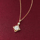 [Debut] 10K Moissanite Necklace [Spotlight] (Yellow Gold) - Product Image