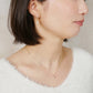 [Debut] 10K Freshwater Pearl 2Way Earrings [Top Star] (Yellow Gold) - Model Image