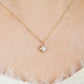 [Debut] 10K Freshwater Pearl Necklace [Top Star] (Yellow Gold) - Model Image