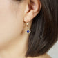 [Debut] 10K Triplet Stone Charms [Splendor] (Large Link) (Yellow Gold) - Model Image