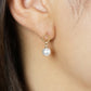 [Debut] 18K/10K Akoya Pearl Earrings [Perfume] (Yellow Gold) - Model Image