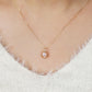 [Debut] 10K Akoya Pearl 2Way Necklace [Perfume] (Yellow Gold) - Model Image