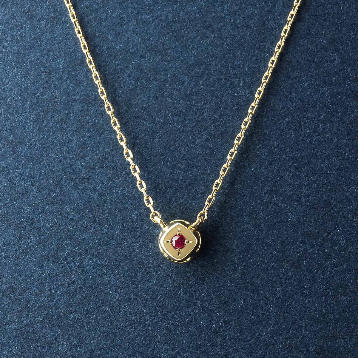 18K Diamond Limited Edition Solitaire Necklace (Yellow Gold) - Product Image