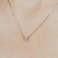 Platinum Diamond Limited Edition Solitaire Necklace - Model Image