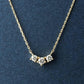 18KYellow Gold Trilogia Diamond Necklace L - Product Image