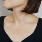 18KYellow Gold Trilogia Diamond Necklace L - Model Image