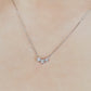 Platinum Trilogia Diamond Necklace L - Model Image