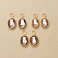 [Palette] 10K Shell Cameo Cat Charms (Yellow Gold)