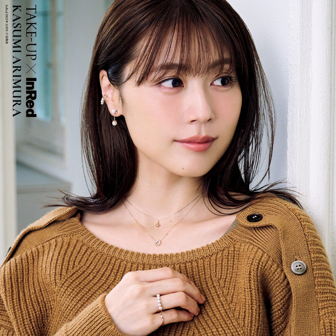 【附特別禮盒】18K/10K 鑽石耳環 [Myrtle] (玫瑰金)