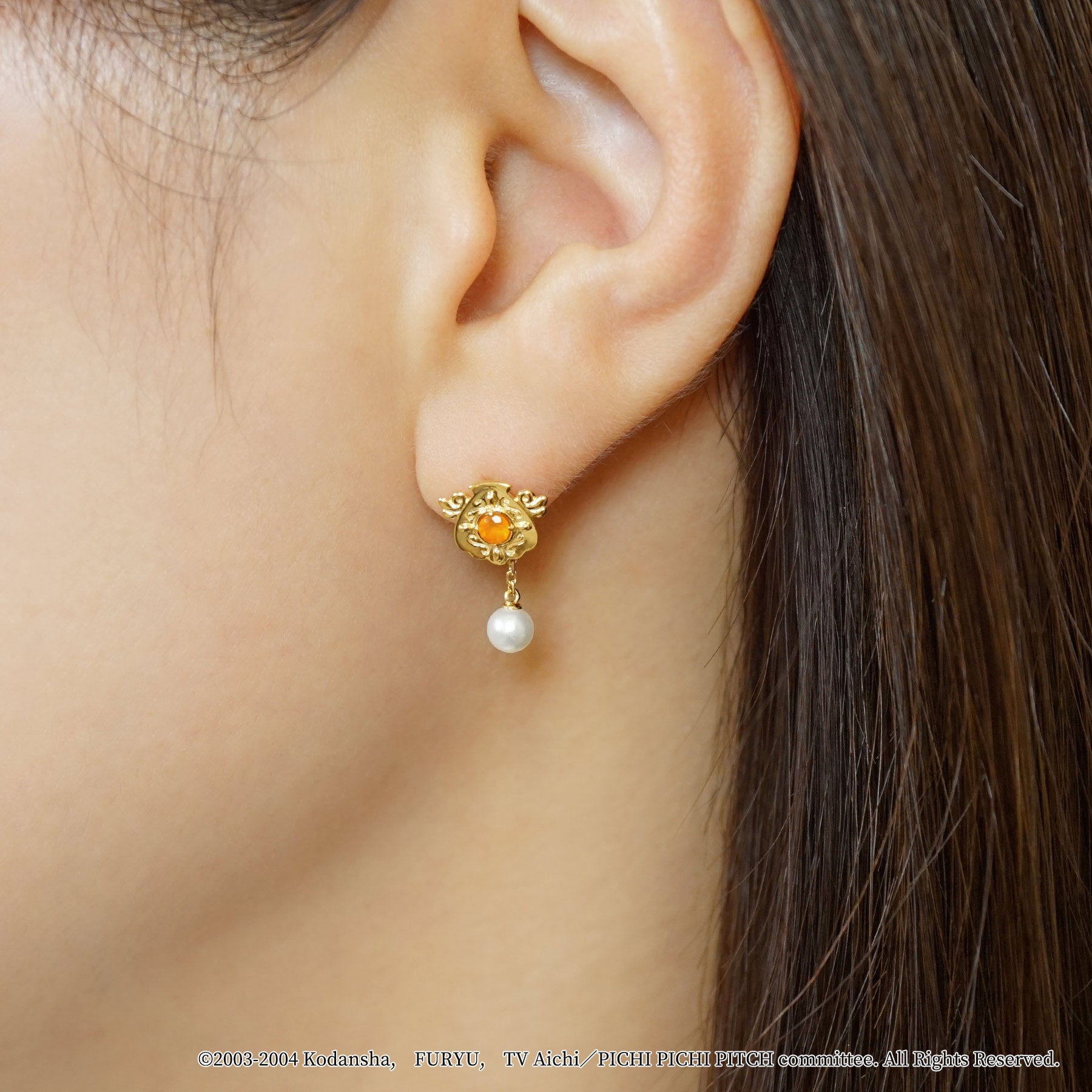 Mermaid Melody Pichi Pichi Pitch - 2WAY Earrings (Sara & Seira) - Model Image