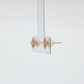 18K/10K Moissanite Square Earrings (Yellow Gold) - Product Video