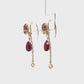[Palette] 18K/10K Ruby Charm Set Earrings [Twilight] (Yellow Gold) - Product Video