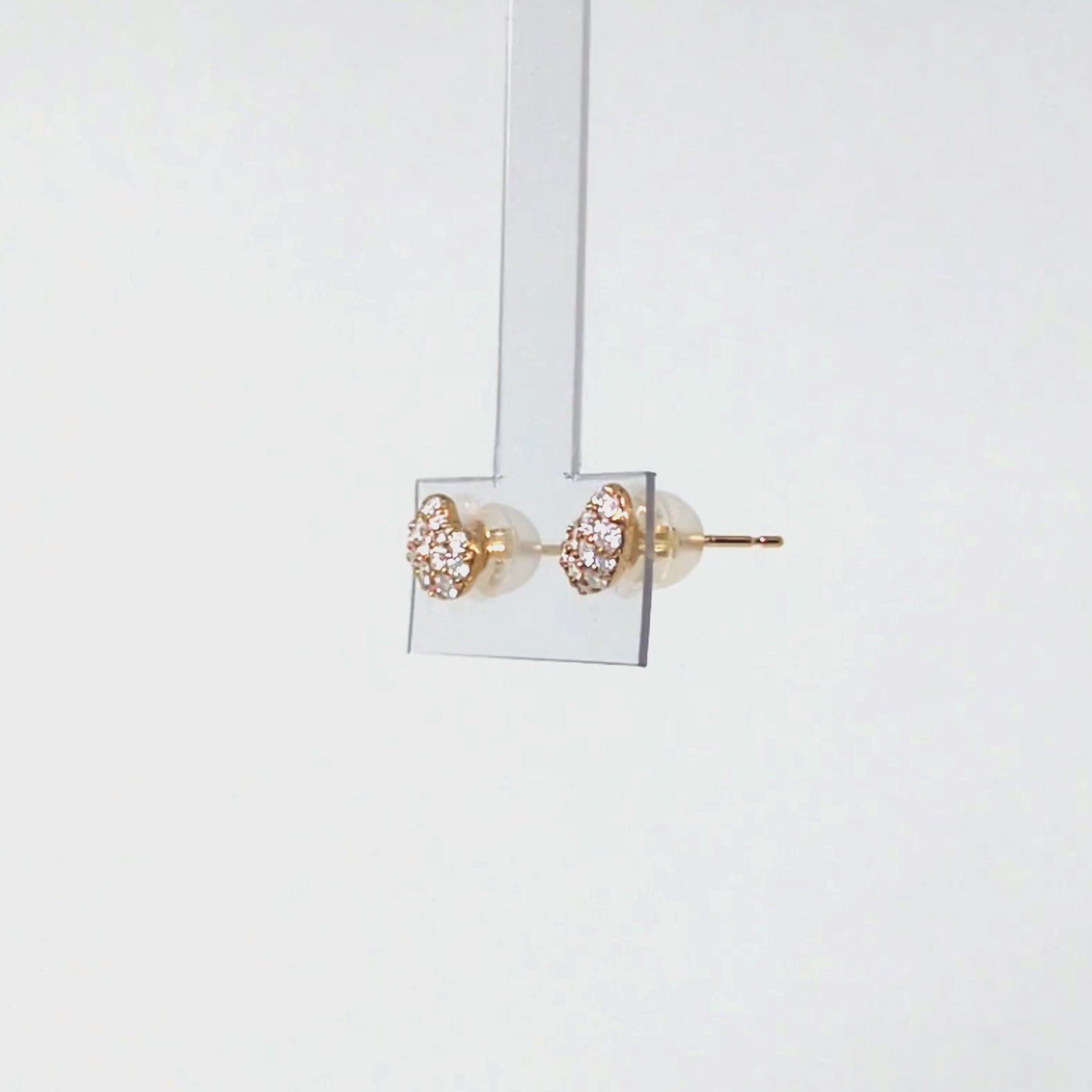 18K/10K Moissanite Beans Earrings (Yellow Gold) - Product Video