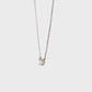 [Limited Edition] Platinum Princess Cut Diamond Necklace - Product Video