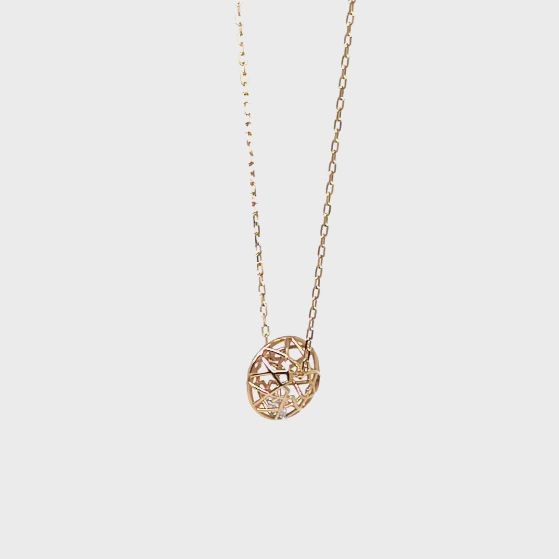 [Pannier] 10K Star Bead Necklace (Yellow Gold) - Product Video
