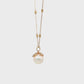 10K Akoya Pearl Necklace & Charm Set [Mistletoe] (Yellow Gold) - Product Video