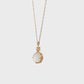 10K White Shell Necklace [Edelweiss] (Yellow Gold) - Product Video
