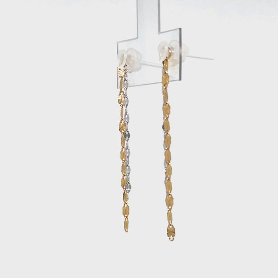 [Palette] 10K Bicolor Chain Charms (Yellow Gold / White Gold) - Product Video