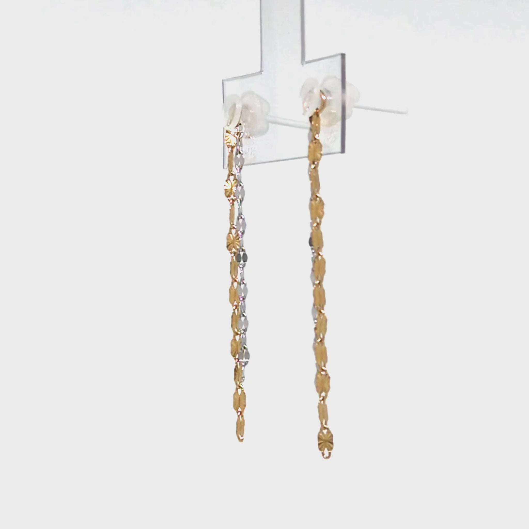[Palette] 10K Bicolor Chain Charms (Yellow Gold / White Gold) - Product Video