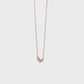 10K Trilogy Diamond Necklace (Rose Gold / Yellow Gold) - Product Video