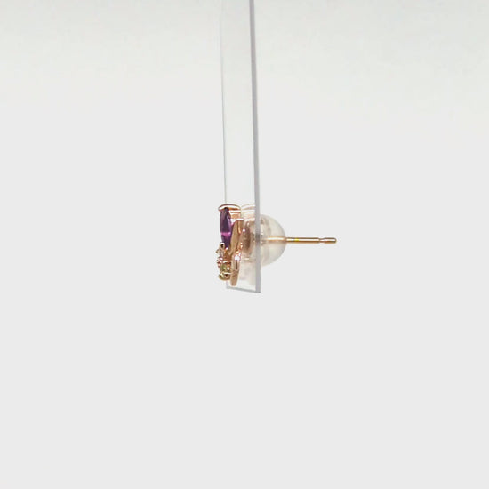 [Solo Earring] 18K/10K Water Lily Single Earring (Rose Gold) - Product Video