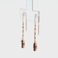 [WEB Exclusive] 10K Garnet Dew Drop Threader Earrings (Rose Gold) - Product  Video 