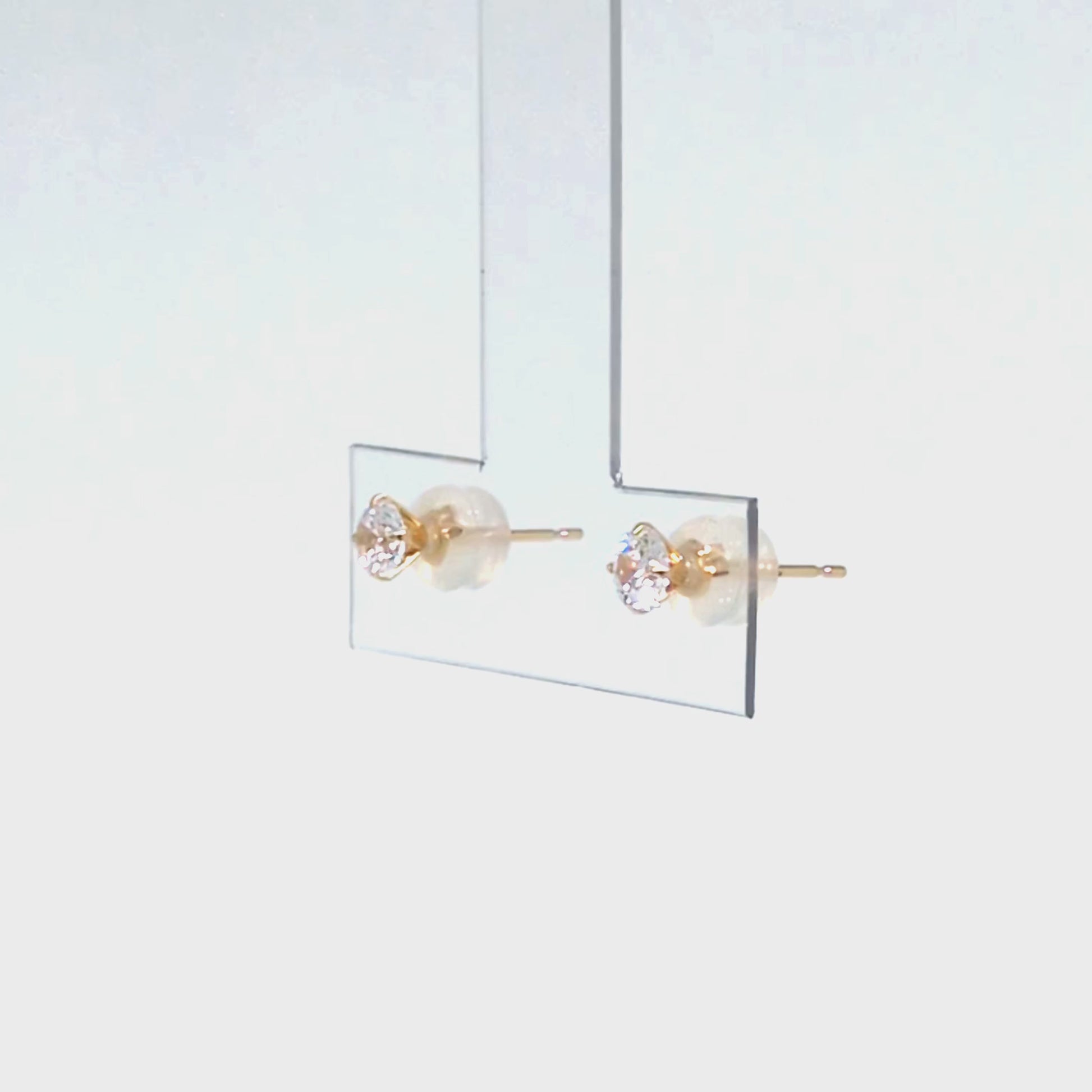 [WEB Exclusive] 10K Simple Circle Earrings (Yellow Gold) - Product Video