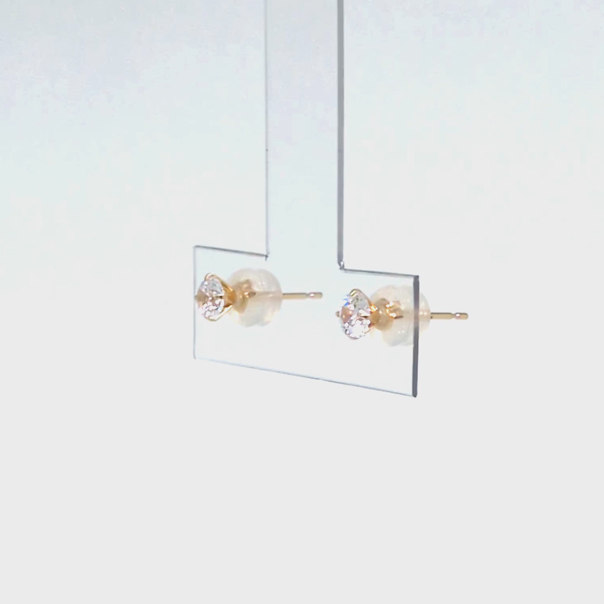 [WEB Exclusive] 10K Simple Circle Earrings (Yellow Gold) - Product Video
