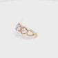 10K Moissanite Cushion Cut Ring (Yellow Gold) - Product Video