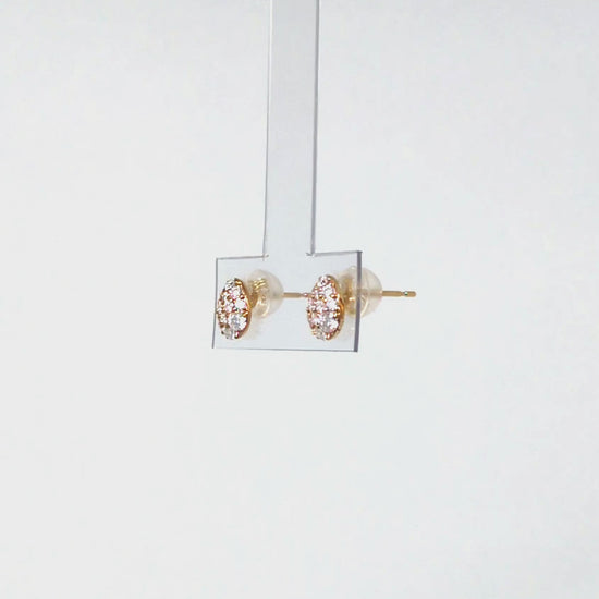 18K/10K Moissanite Egg Earrings (Yellow Gold) - Product Video