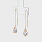 [WEB Exclusive] 10K Cubic Zirconia Basket Threader Earrings (Yellow Gold) - Product Video
