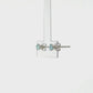 [Second Earrings] Platinum Blue Moissanite Earrings - Product Video