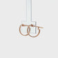 [WEB Exclusive] 18K/10K Flower Cut Slender Hoop Earrings (Rose Gold) - Product Video