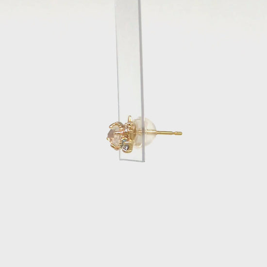 [Solo Earring] 18K/10K Sparkle Single Earring (Yellow Gold) - Product Video