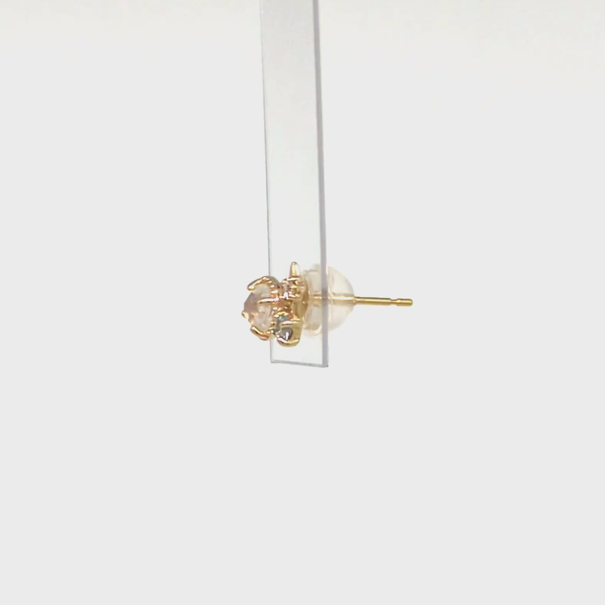 [Solo Earring] 18K/10K Sparkle Single Earring (Yellow Gold) - Product Video