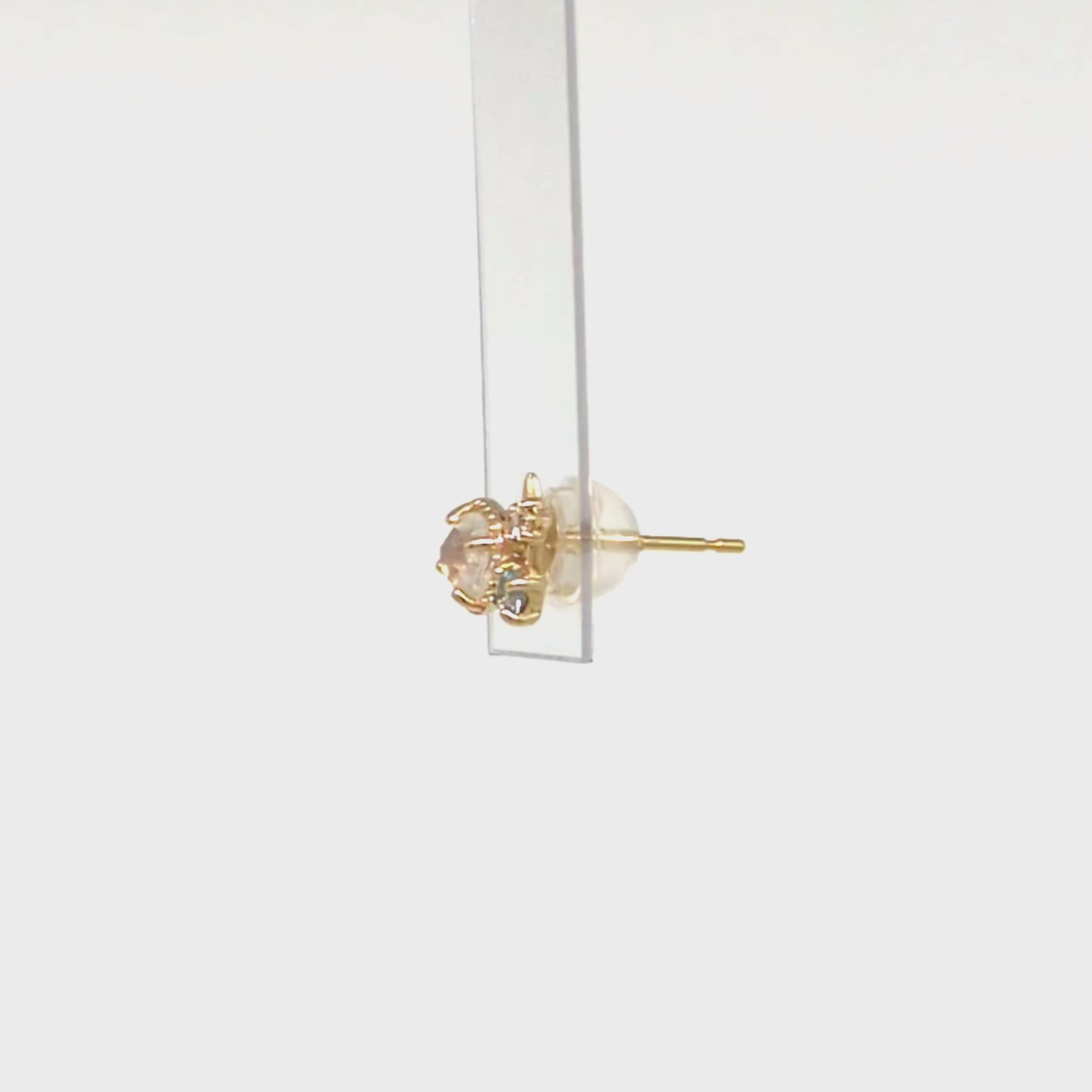 [Solo Earring] 18K/10K Sparkle Single Earring (Yellow Gold) - Product Video