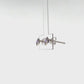 [Second Earrings] Platinum Amethyst Square Cut Earrings - Product Video