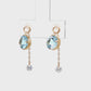 [Palette] 10K Blue Topaz Charm Set [Airy Tone] (Yellow Gold) - Product Video