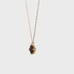 10K Garnet Lily Cut Necklace (Yellow Gold) - Product Video