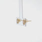 10K Moissanite Earrings [Birth of the Galaxy] (Yellow Gold) - Product Video