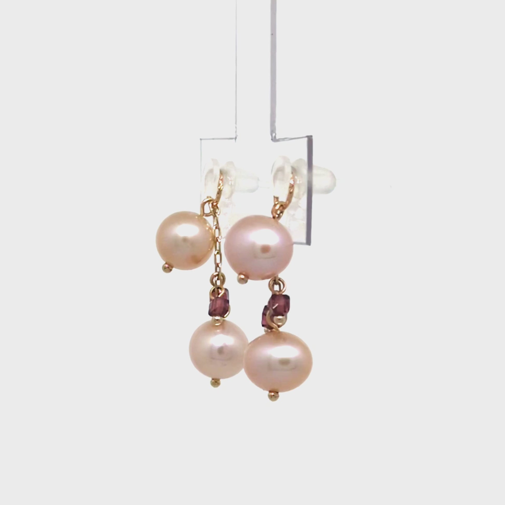 [Palette] 10K Freshwater Pearl Charms (Large Link) (Yellow Gold) - Product Video