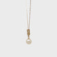 10K Freshwater Pearl Bar Shaped Necklace (Yellow Gold) - Product Video