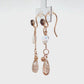 [Palette] Gold Filled Oregon Sunstone Charm Set Earrings [Radiance] (Large Link) - Product Video