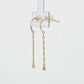 [Palette] 18K/10K White Topaz Base Earrings (Yellow Gold) - Product Video