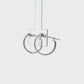 14K/10K Simple Hoop Earrings (White Gold) - Product Video