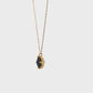 10K Onyx Lily Cut Necklace (Yellow Gold) - Product Video