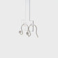 [Palette] 10K Blue Moonstone Wire Base Earrings (White Gold) - Product Video
